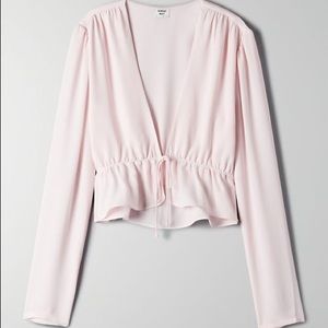 Sunday Best Tie-Front Blouse